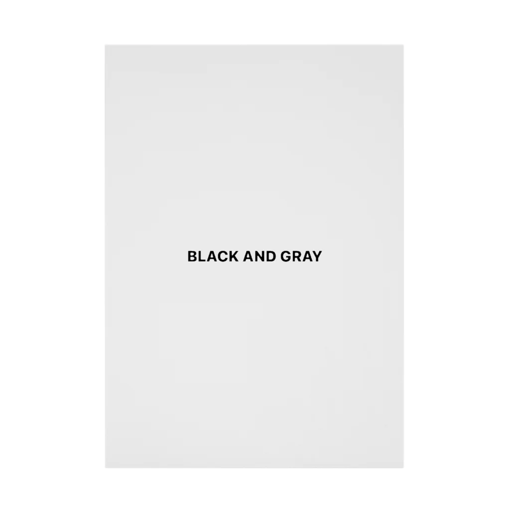 BLACK AND GRAYのBLACK AND GRAY Stickable Poster