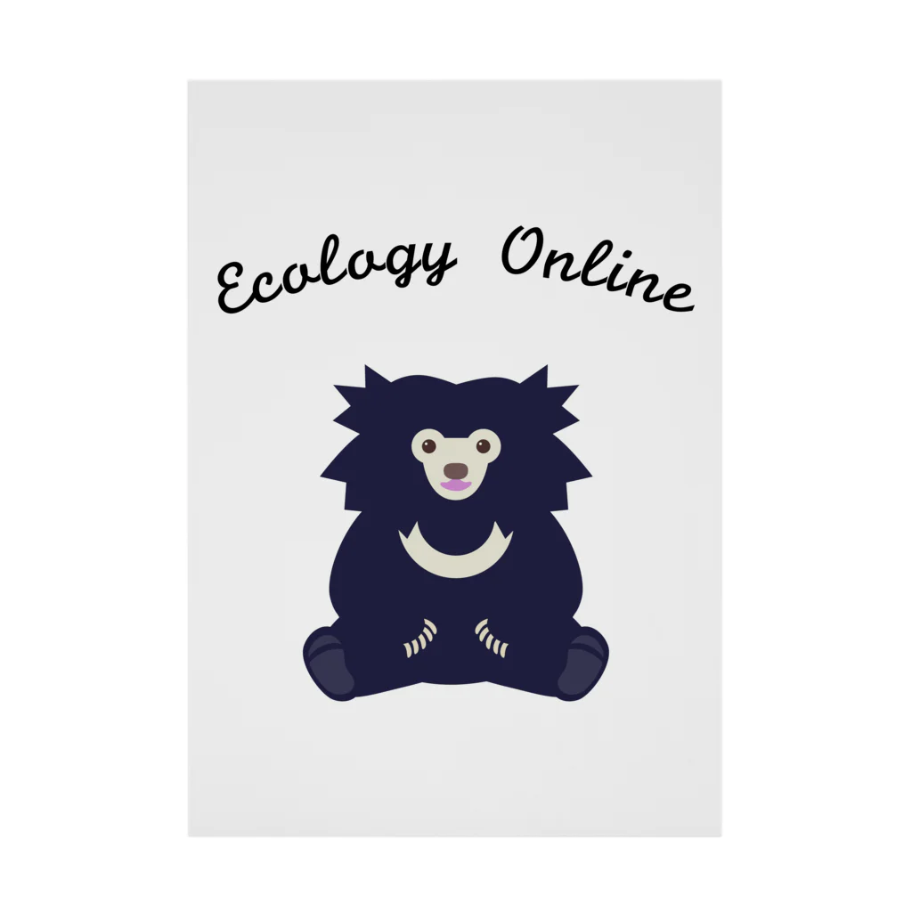 EcologyOnline（エコロジーオンライン）のごきげんナマケグマ EOL ver. 吸着ポスター