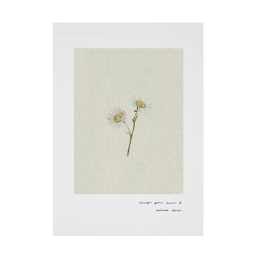 rilybiiのAntique beige green milky yellow ** Stickable Poster