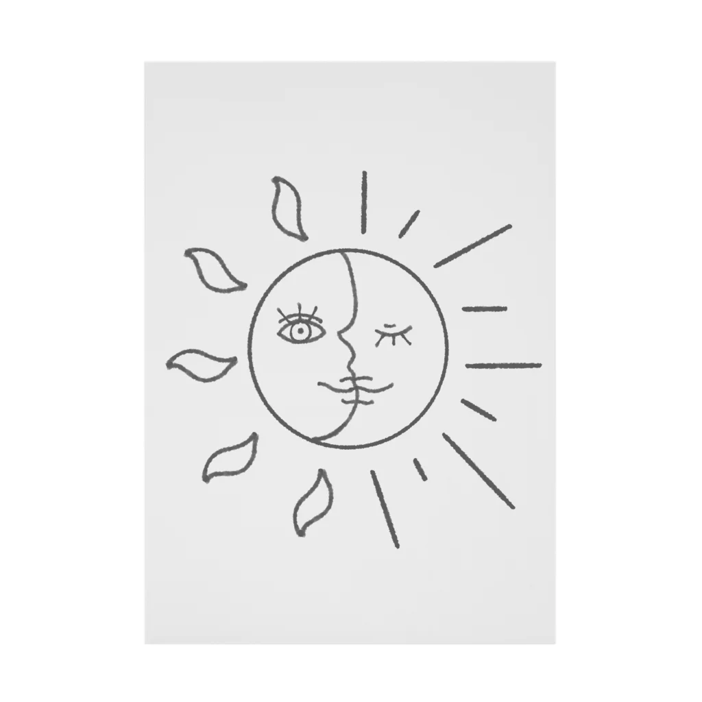 チョコミントの太陽と月 Stickable Poster