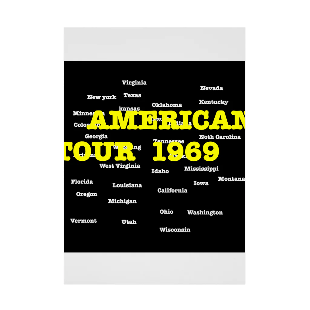 NEON_LINEのAMERICAN TOUR 吸着ポスター