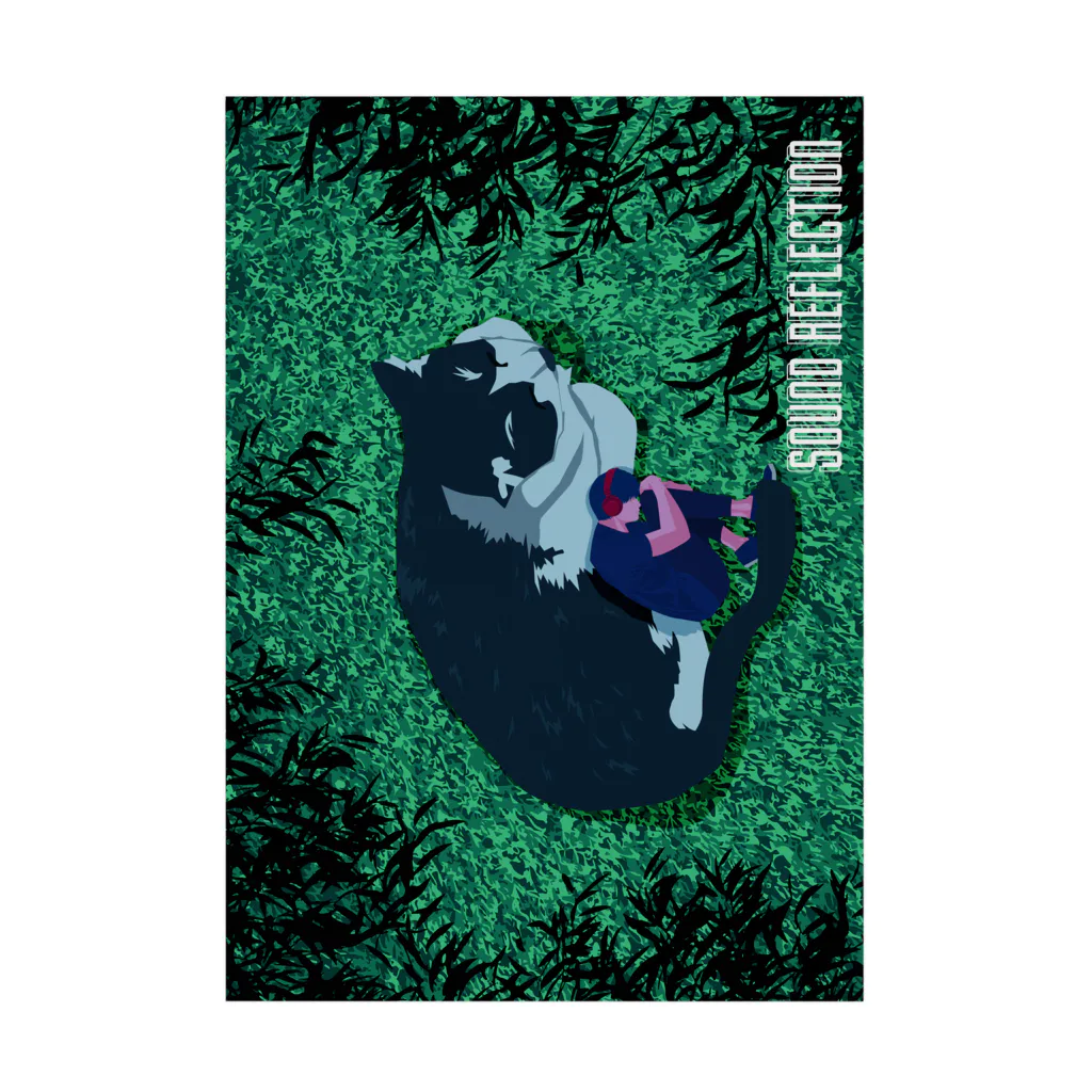 杜若 Tojaku｜Sound ReflectionのSound Reflection | FOREST CAT Stickable Poster