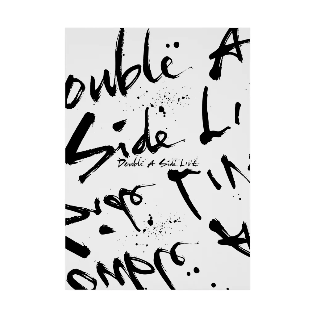 Double A Side Live グッズショップのDouble A Side Goods Stickable Poster
