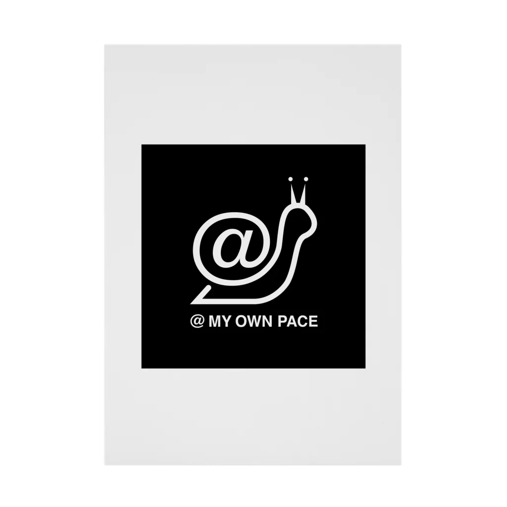 @ MY OWN PACEの@ MY OWN PACE Stickable Poster