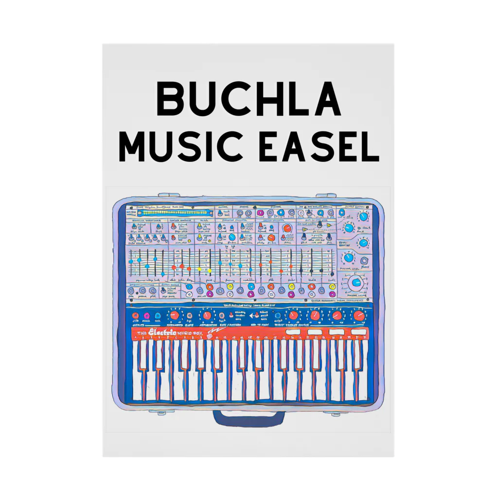 Vintage Synthesizers | aaaaakiiiiiのBuchla Music Easel Vintage Synthesizer 吸着ポスター