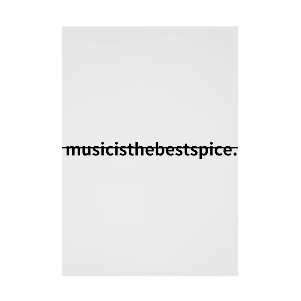 MITBS.のmusic is the best spice.② Stickable Poster