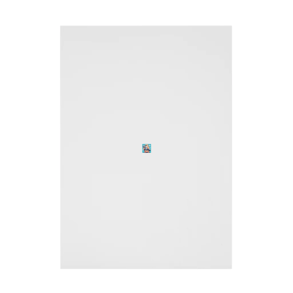 がみみしょつぷの筋トレするサングラスくまさん Stickable Poster