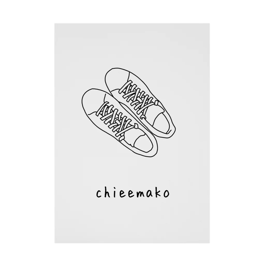 chieemakoのスニーカー Stickable Poster