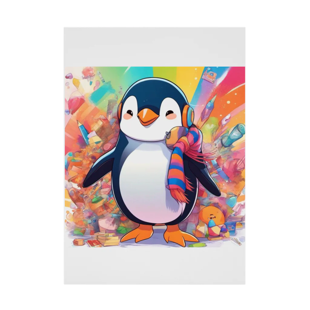 aki7sの笑顔のペンギン Stickable Poster