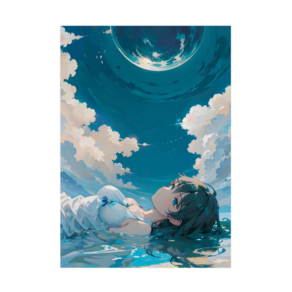 卯月なのかのSky Journey　〜世界最古で最大の恒久的なキャンパスの旅〜　No.2「恍惚」 Stickable Poster