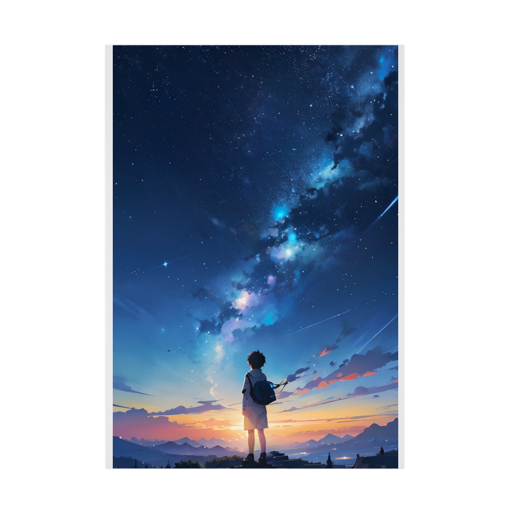 卯月なのかのStarlight Journey 〜悠久の星あかりの旅〜　No.1「きっとあのどれかに」 Stickable Poster