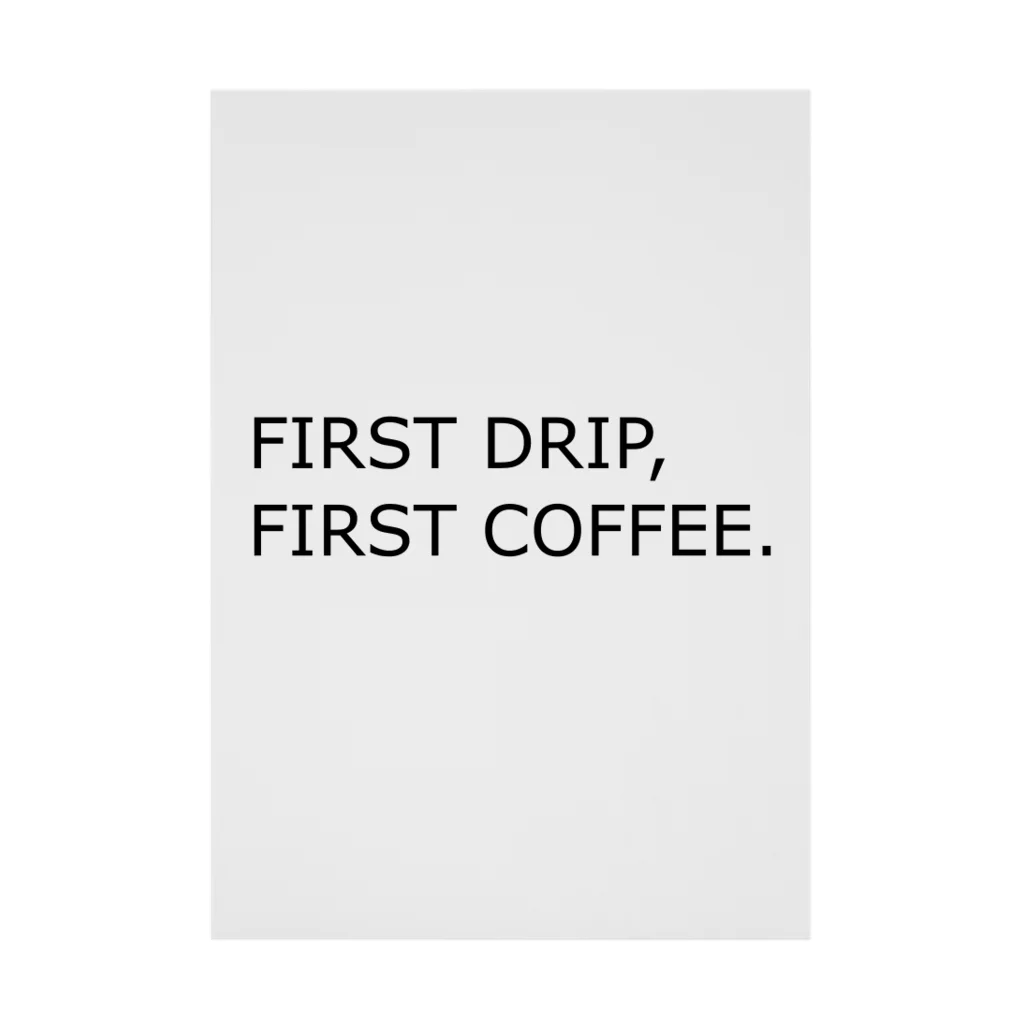 firstcoffeeのFIRST COFFEE グッズ Stickable Poster