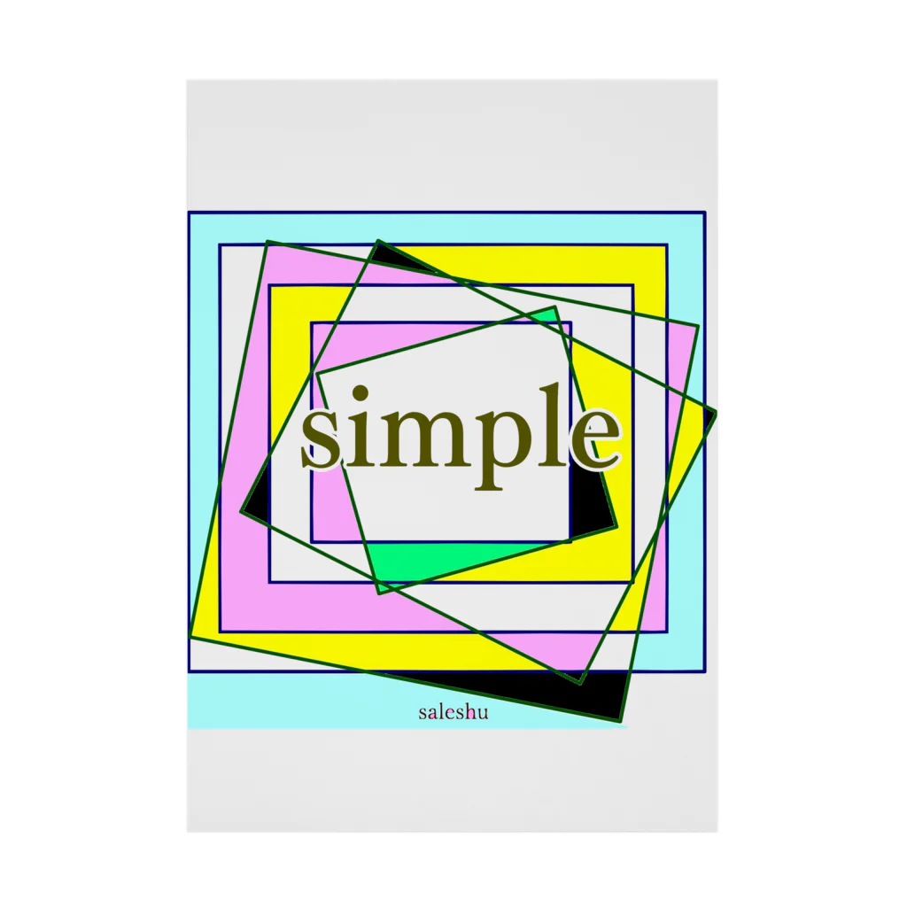 saleshuのsimple14 Stickable Poster