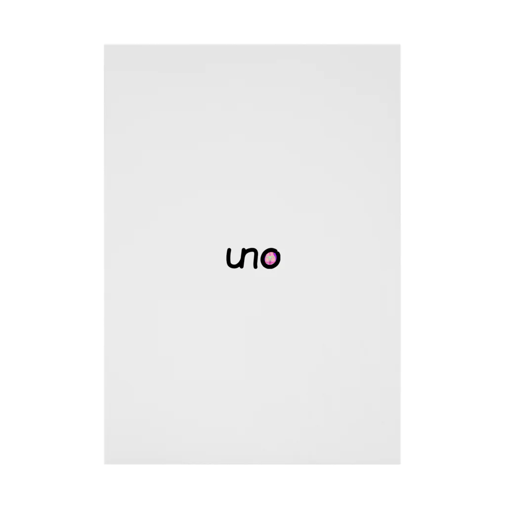 unoのUNOロゴ×ドットビキニヒップ Stickable Poster