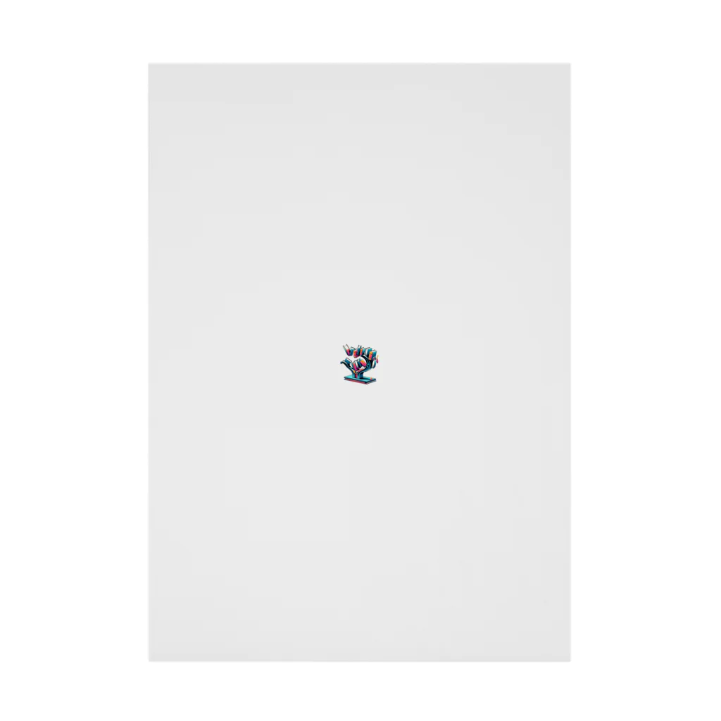 umebosi358のイリュージョンブックエンド - 本のバランスアート Stickable Poster