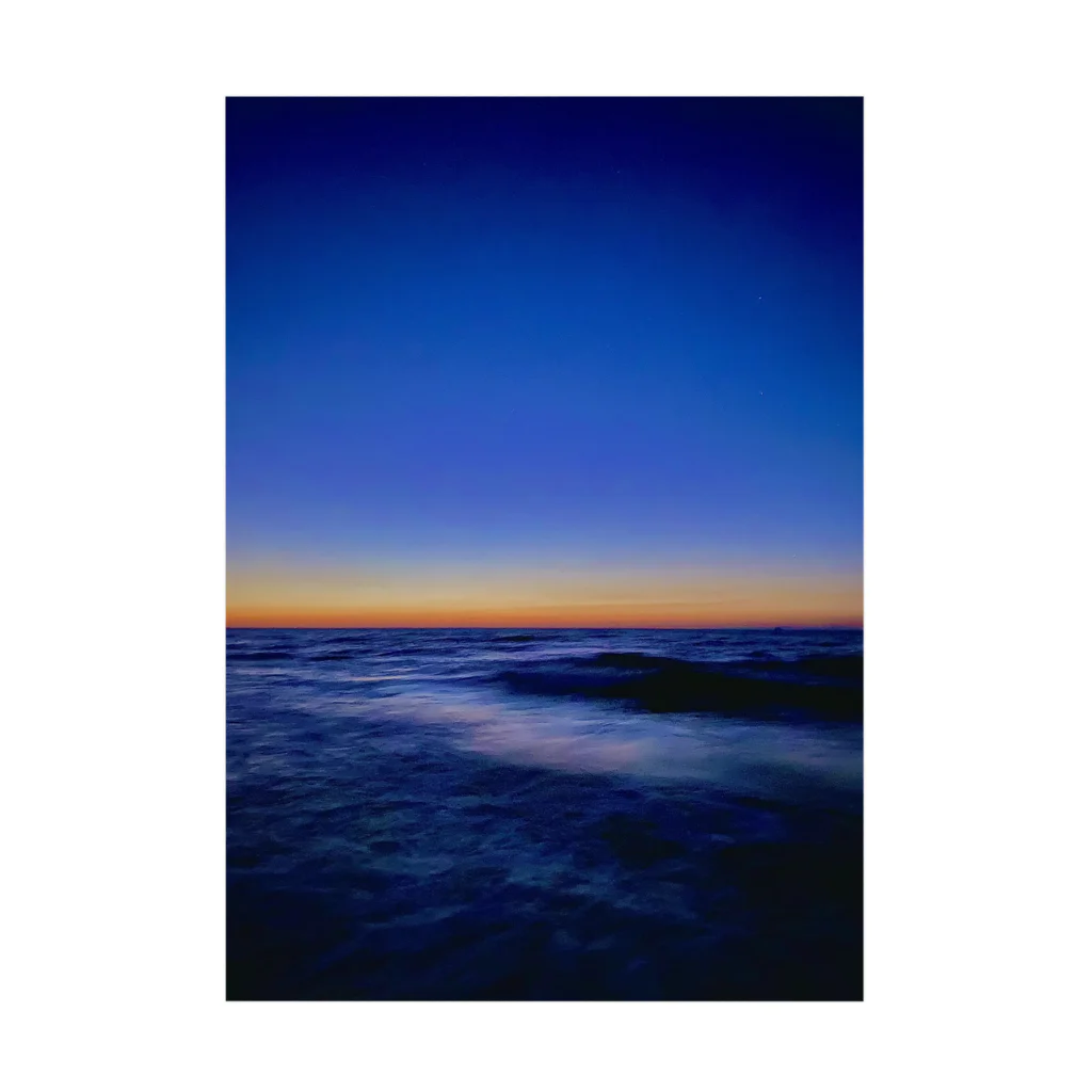 海と空と影のdream blue Stickable Poster