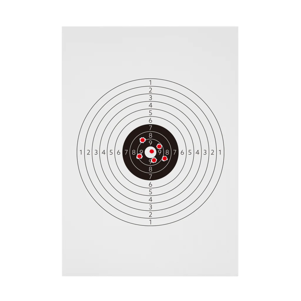 kimchinの射撃のターゲットの弾痕 Stickable Poster