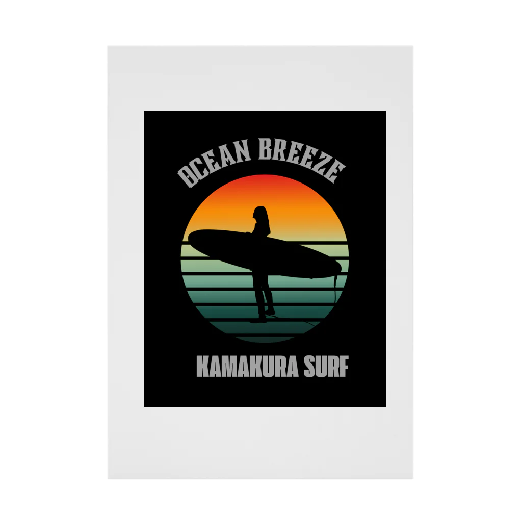 SHONAN-HIROTANのSEABREAZE KAMAKURA SURF 吸着ポスター
