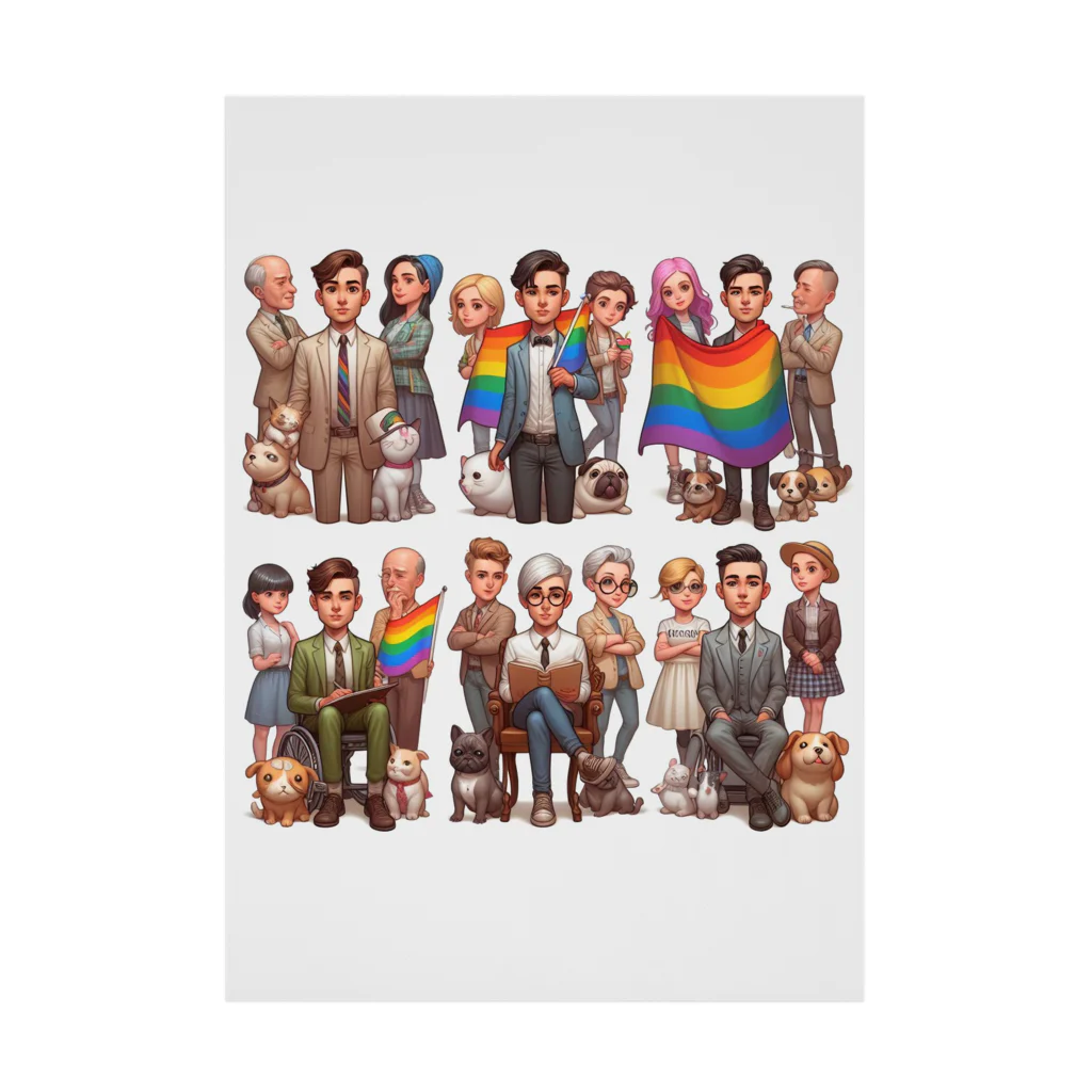 KyleのLGBTQサポート Stickable Poster