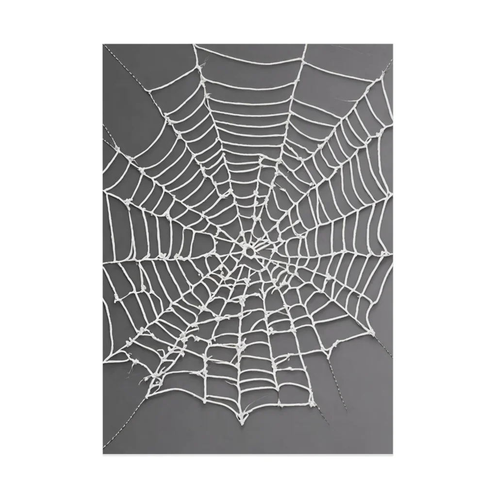 　Mtスペースの蜘蛛の巣 吸着ポスター
