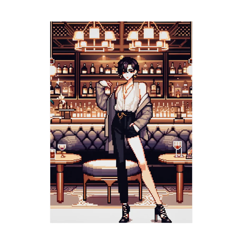 PiXΣLのluxury lounge bar / type.1 Stickable Poster