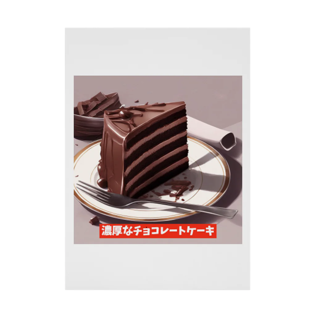 THE NOBLE LIGHTの濃厚なチョコレートケーキ Stickable Poster