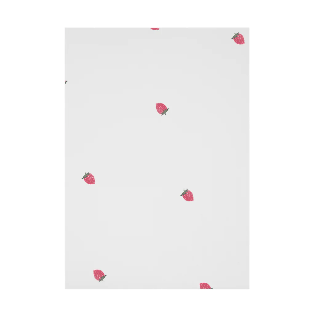 rilybiiの🍓 strawberry pattern . Stickable Poster