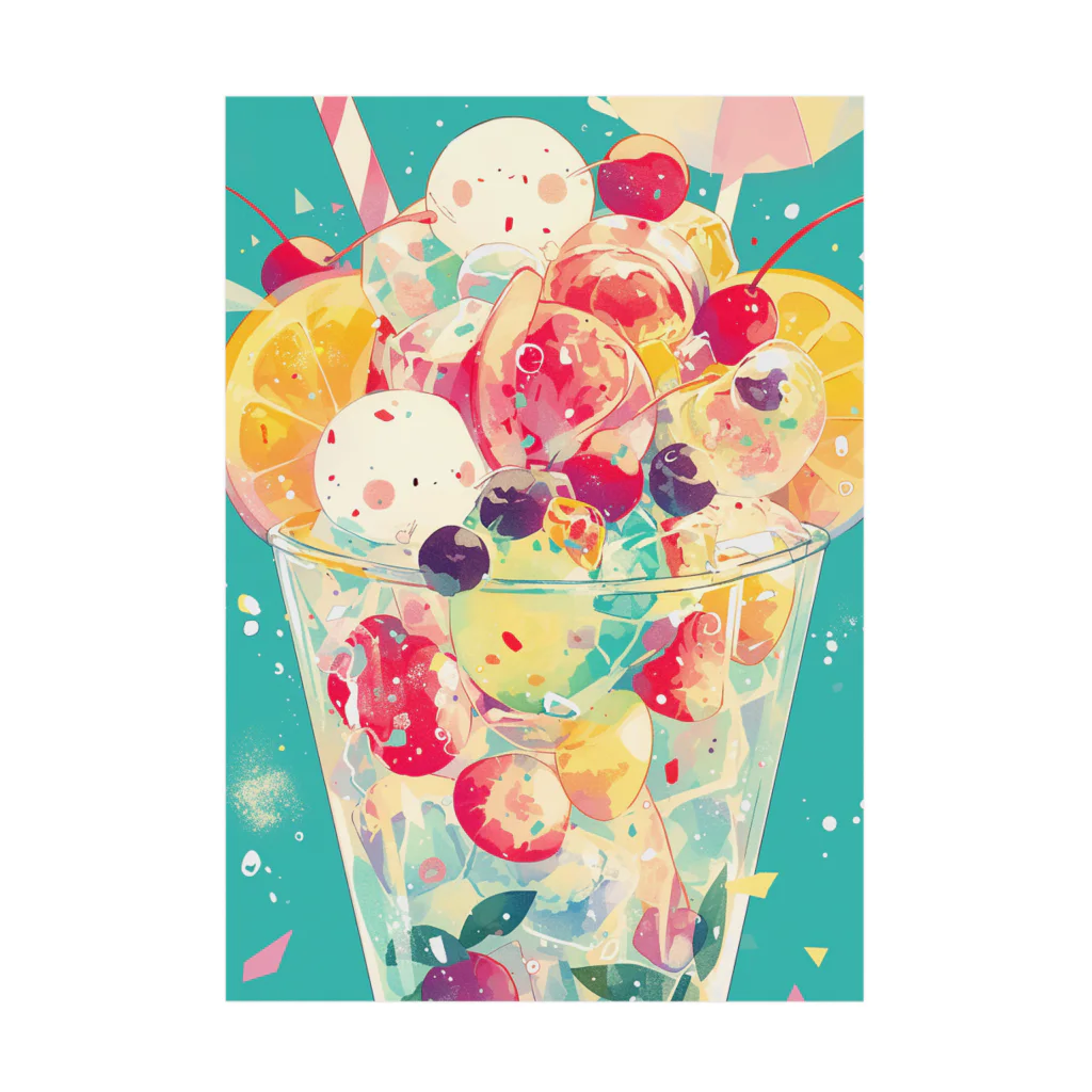 AQUAMETAVERSEの華やかな果実のシンフォニー Marsa 106 Stickable Poster