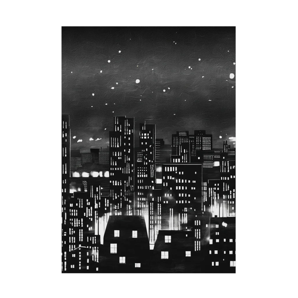 MEGROOVEの都会の夜景🏙 Stickable Poster