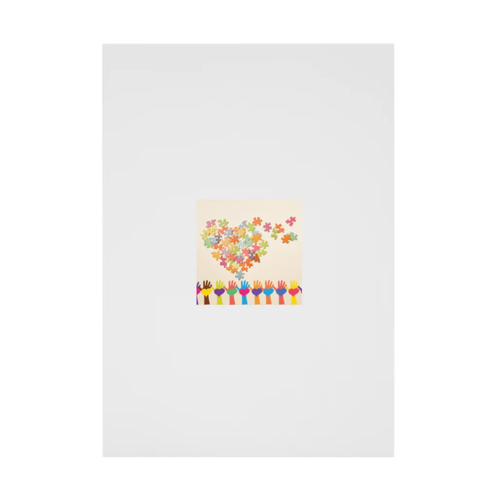 Happiness Home Marketのハートフルフル Stickable Poster