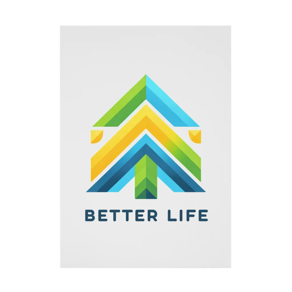 ねこにんじゃショップのBetter Life Stickable Poster