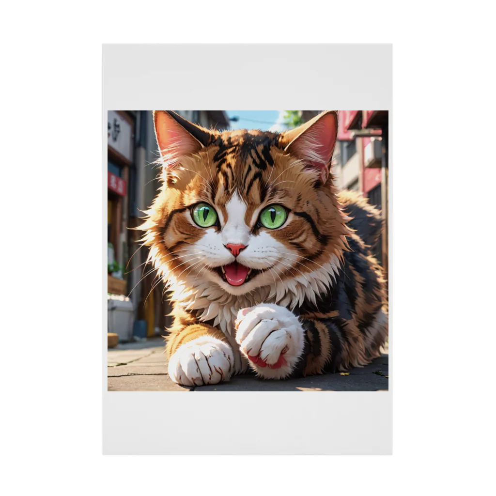 oz-chanの何かしようとしてる猫 Stickable Poster