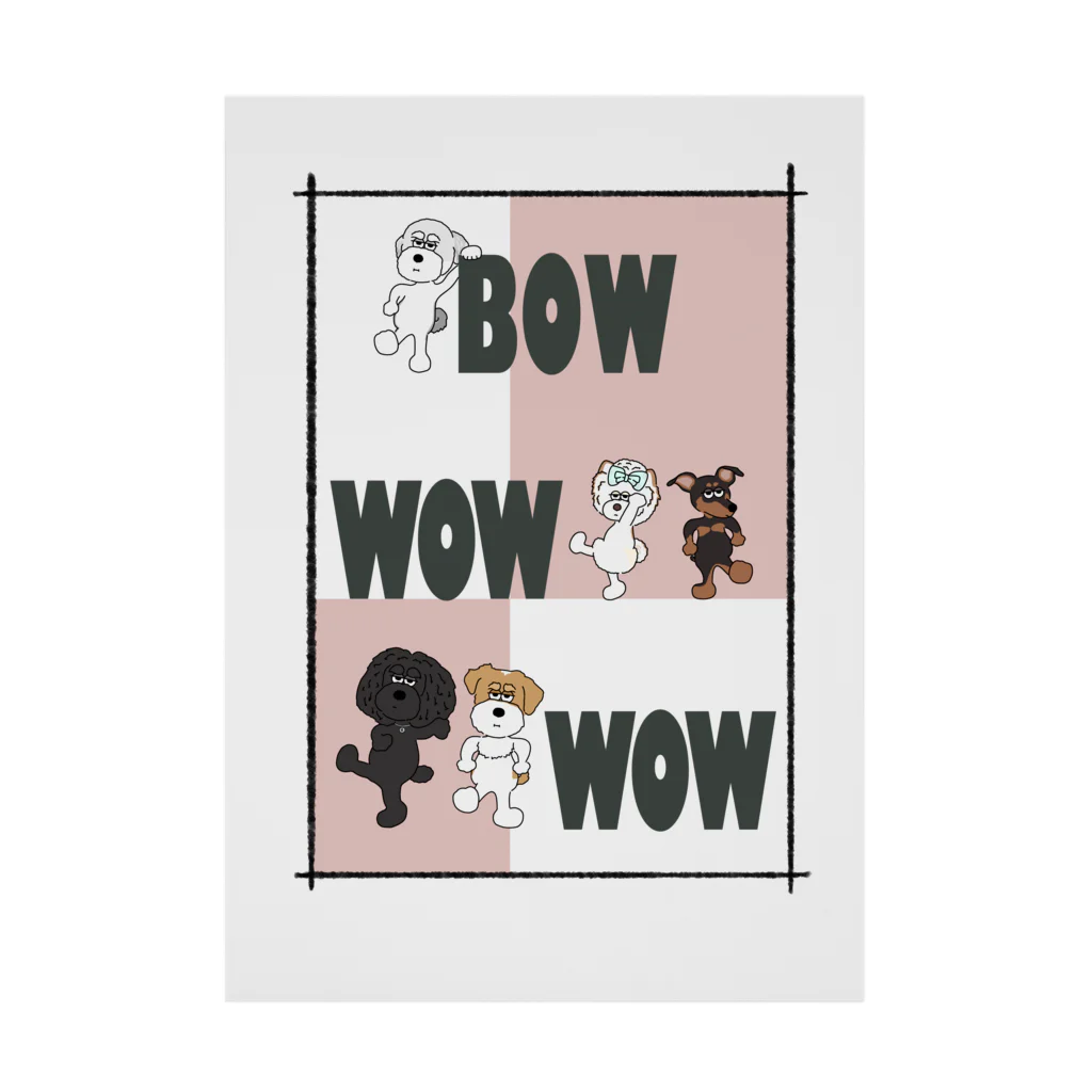 BOWWOWWOWのBOWWOWWOW Stickable Poster