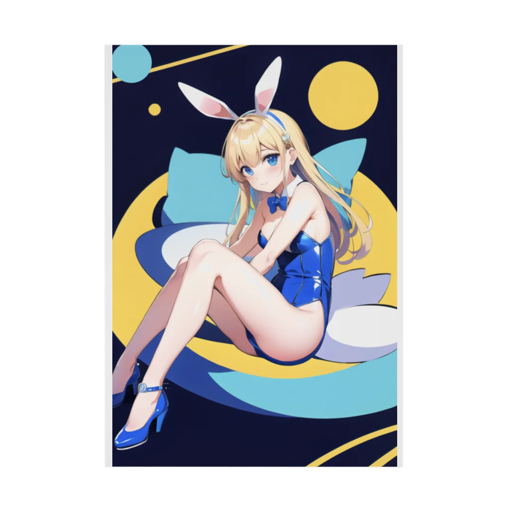 Animask-Storeのスペース・ラビ子ちゃん Stickable Poster