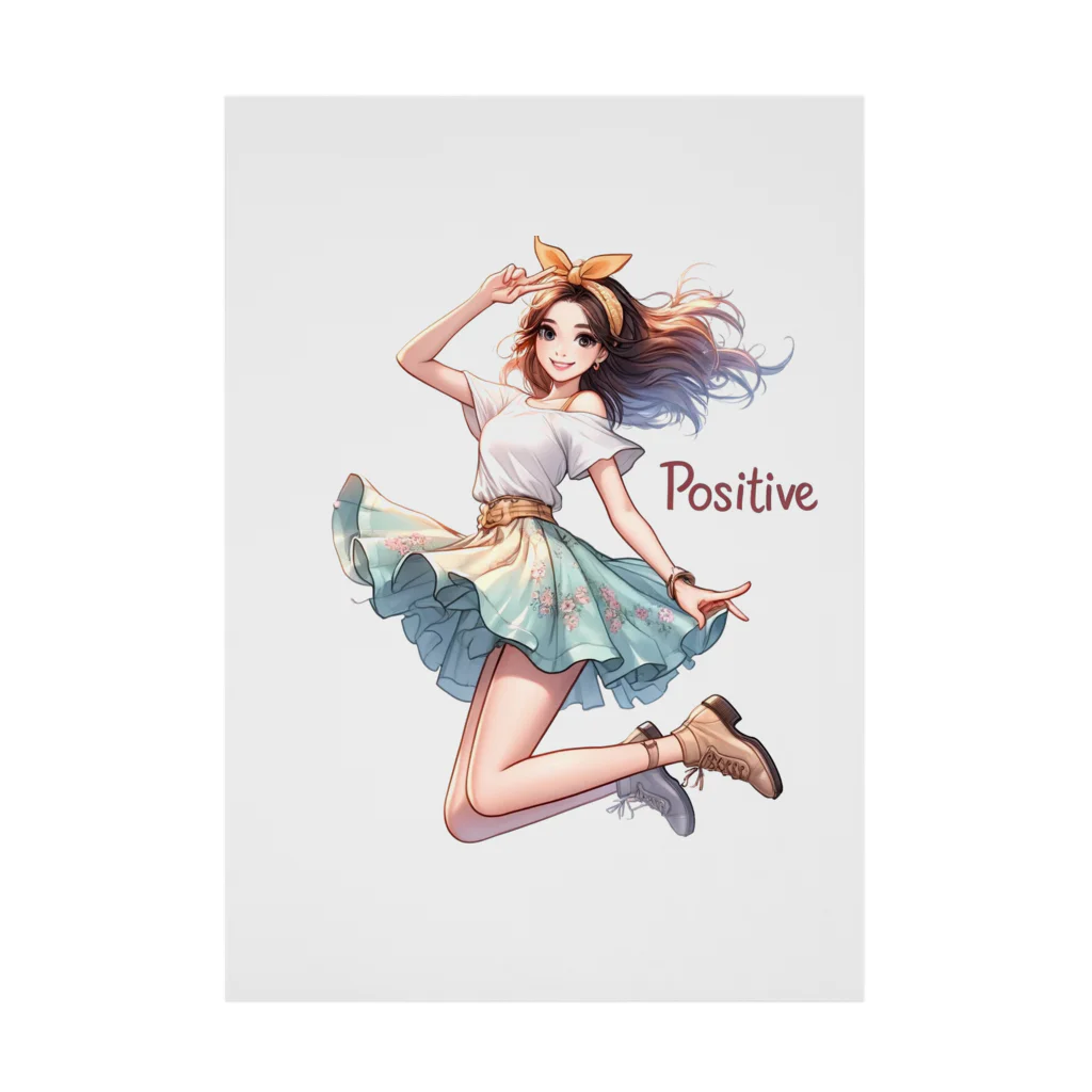 riopara0777のPOSITIVE GIRL Stickable Poster