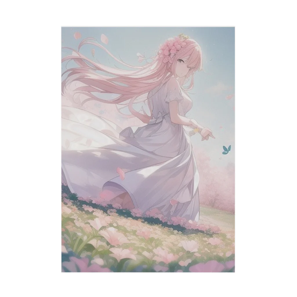 R-mayの草原の少女 Stickable Poster