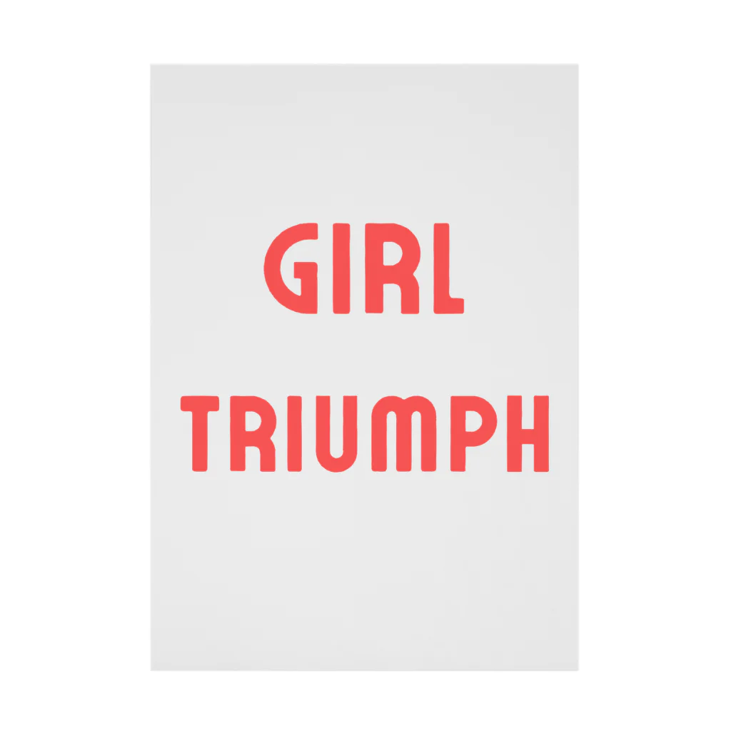 あい・まい・みぃのGirl Triumph-女性の勝利や成功を表す言葉 吸着ポスター