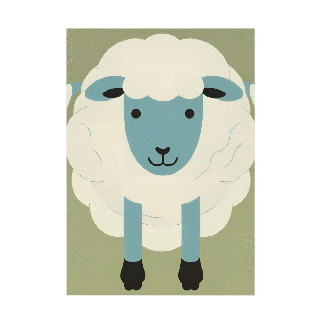 AIMAISの羊 吸着ポスター