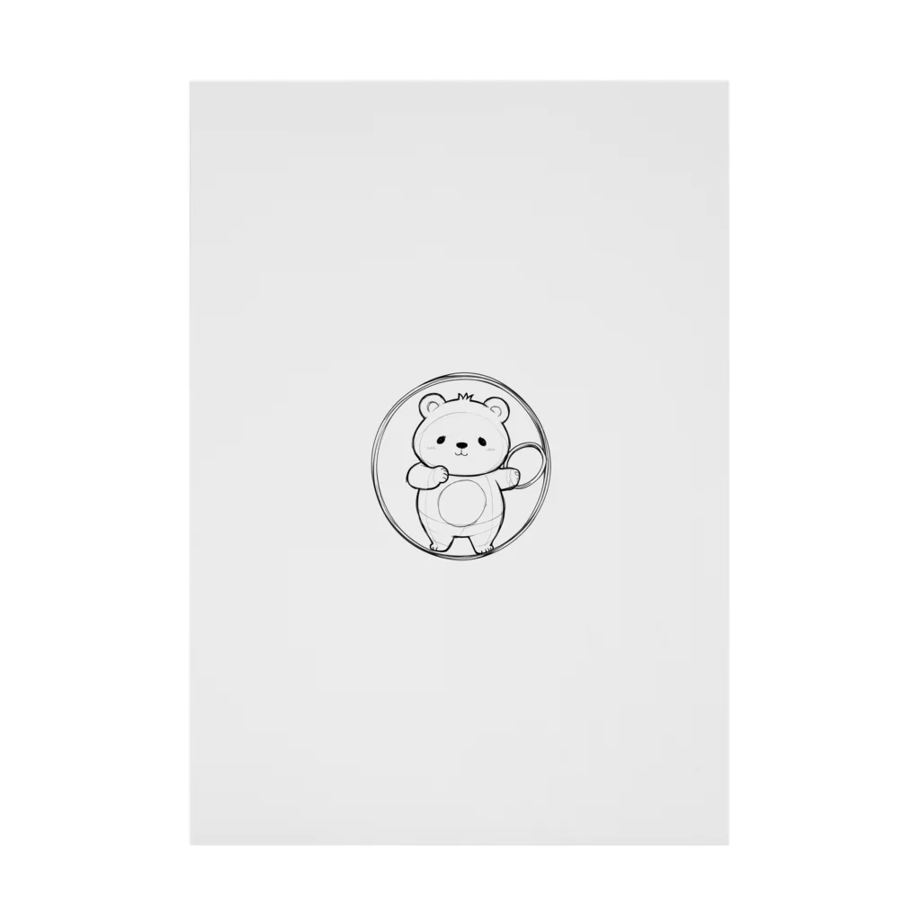 ganeshaのかわいいクマ Stickable Poster