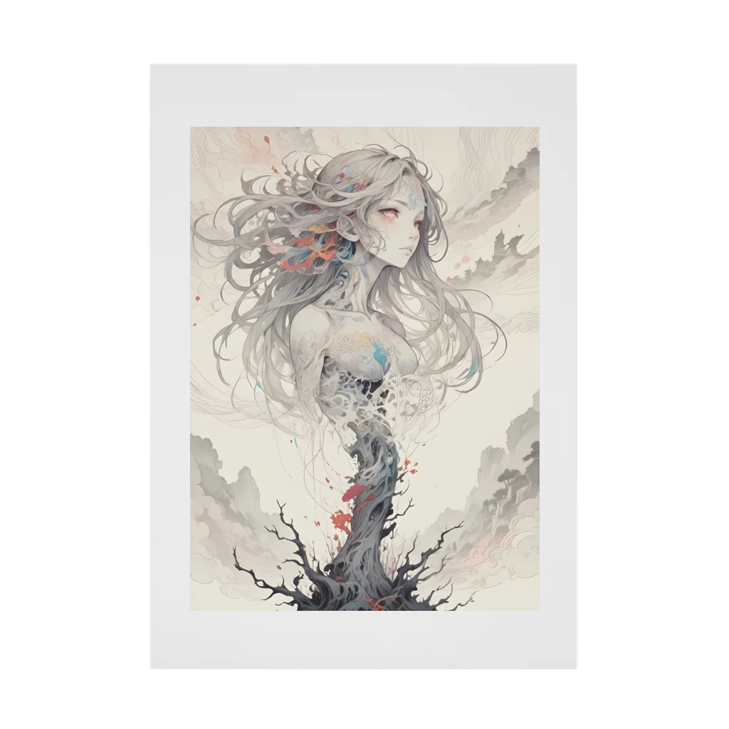 AI Fantasy Art ShopのAnatomy⑨ Stickable Poster