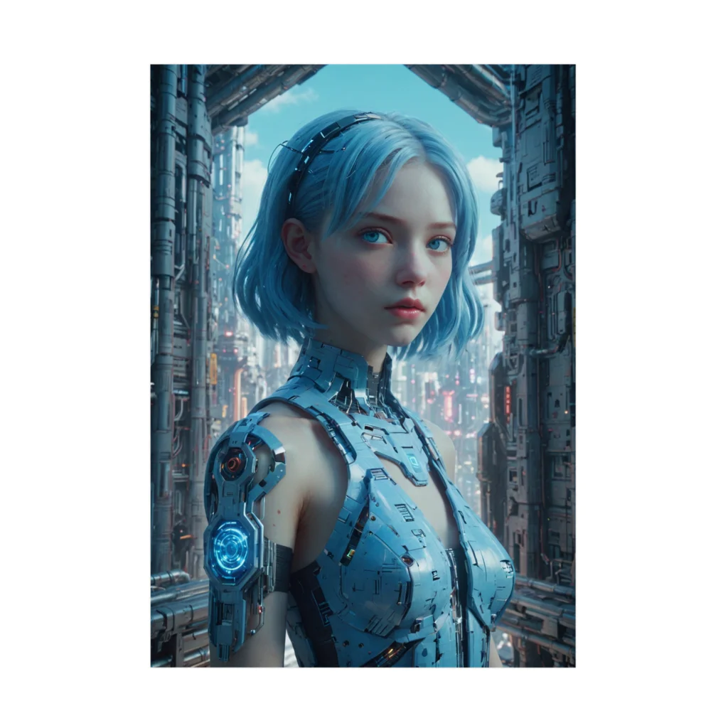 AI少女の未来美少女 吸着ポスター