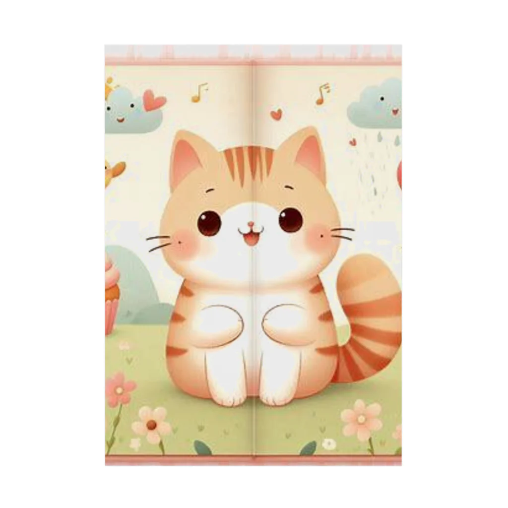 Rパンダ屋の「可愛い猫」グッズ Stickable Poster