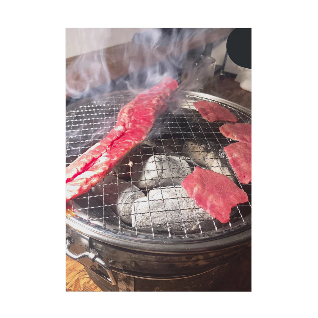 願望しょっぷのやっぱり人の金で食う肉はうめぇや！ Stickable Poster