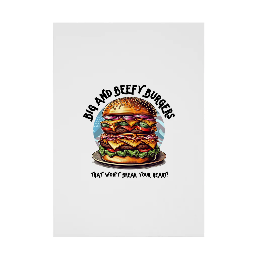 kazu_gのあなたを満足させるバーガーを! Stickable Poster