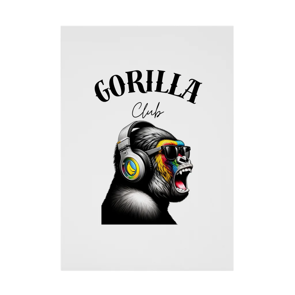 GORILLA_CLUBのノリノリゴリー Stickable Poster