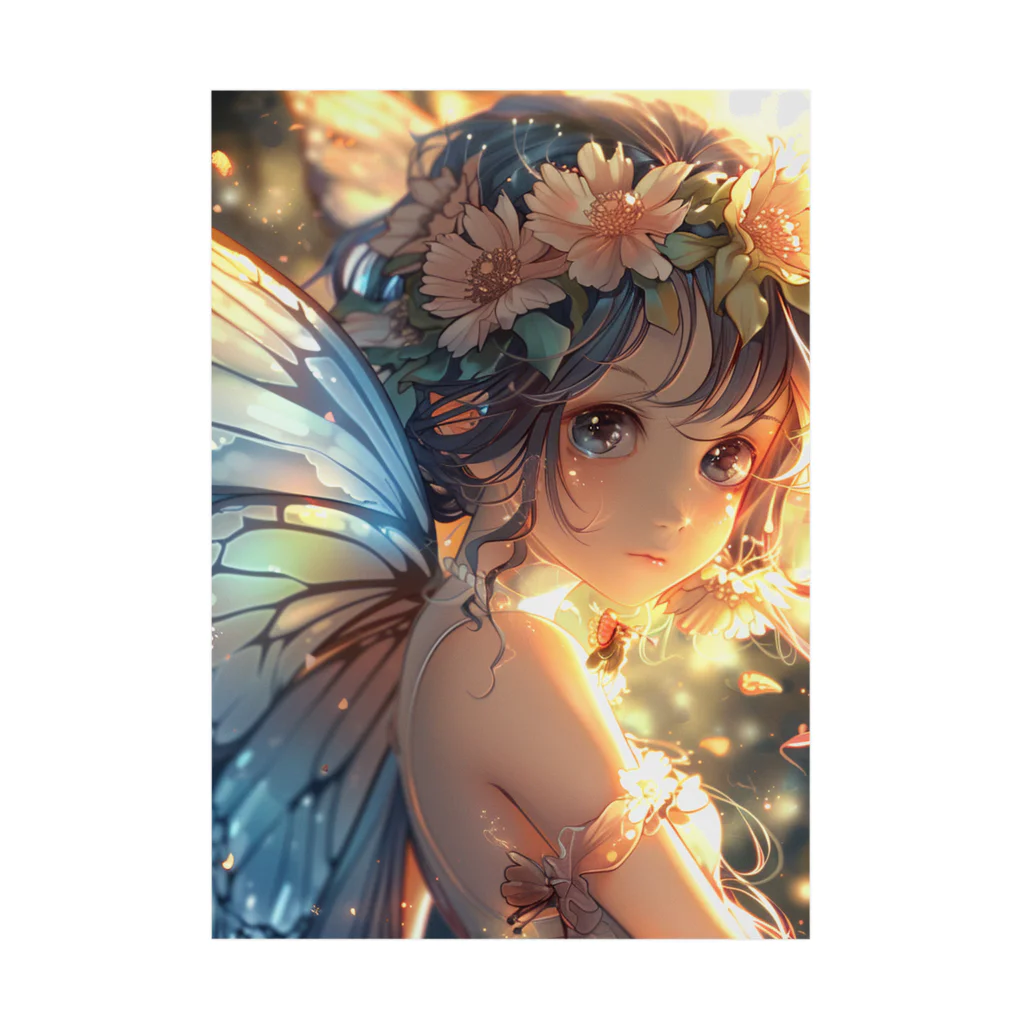 AQUAMETAVERSEの花の妖精　Tomoe bb 2712 Stickable Poster