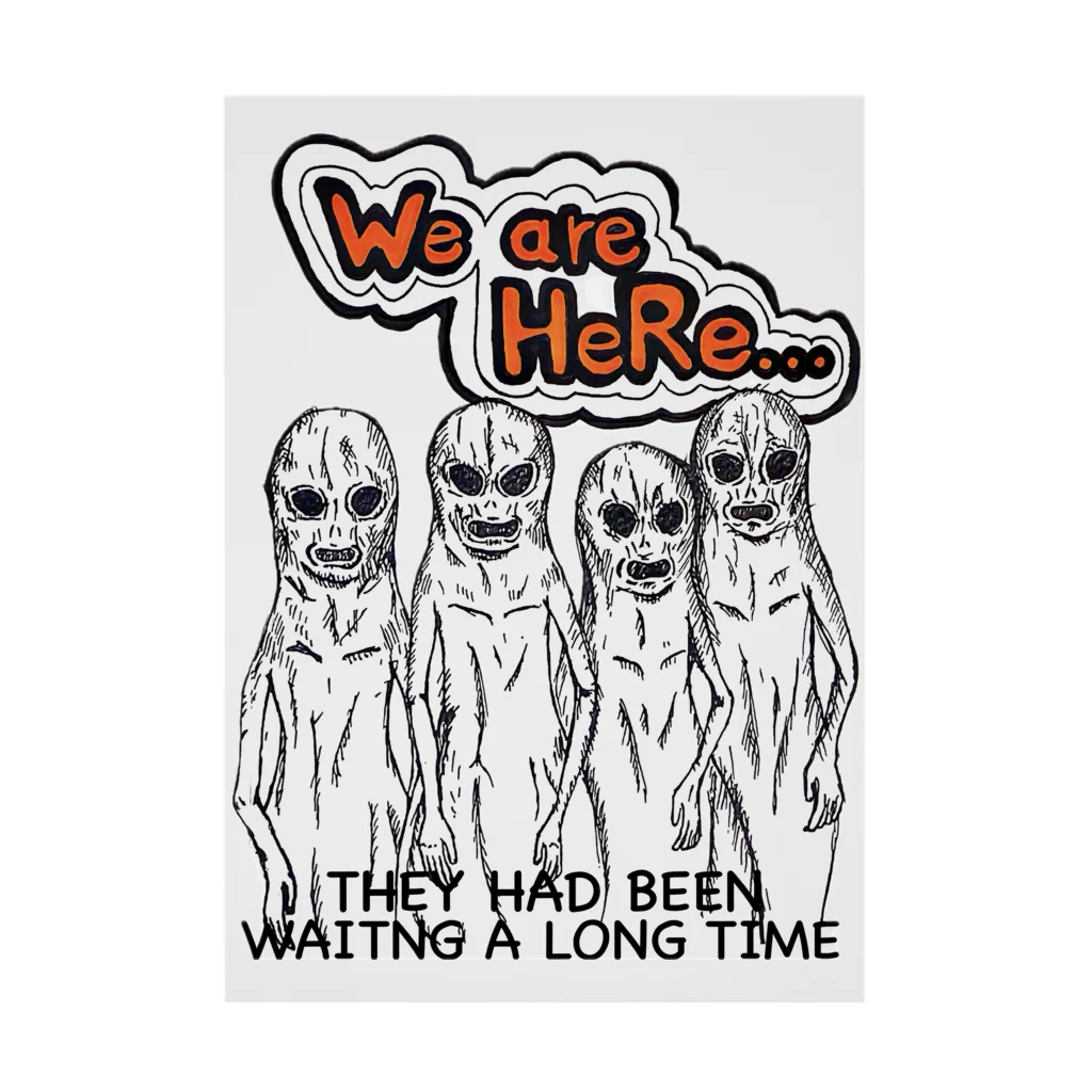 VenturaのWe are HeRe...我々はここにいる。 Stickable Poster