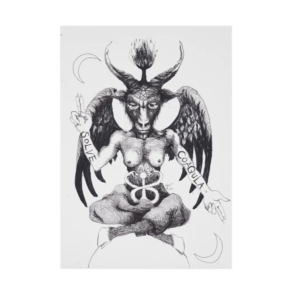 AnomaliA-NachiのBaphomet Stickable Poster