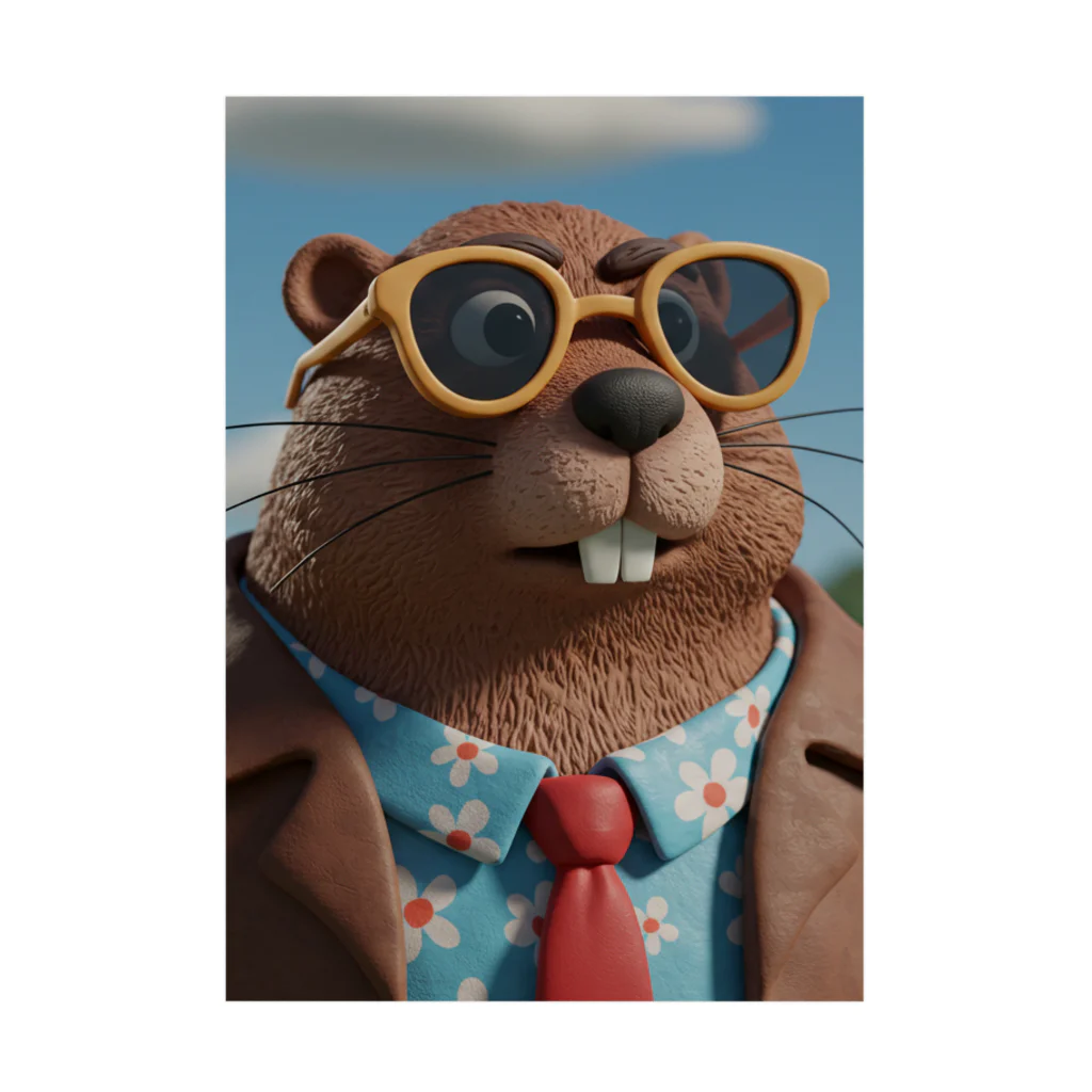 rescue;tokyoのたそがれマーモットくん Stickable Poster