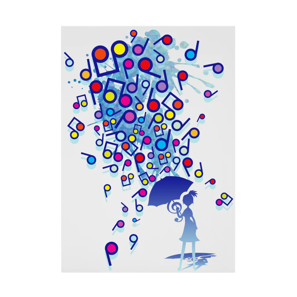 AURA_HYSTERICAのSingin' in the Rain Stickable Poster